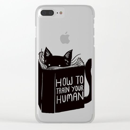 Cat Reader Advice Clear iPhone Case