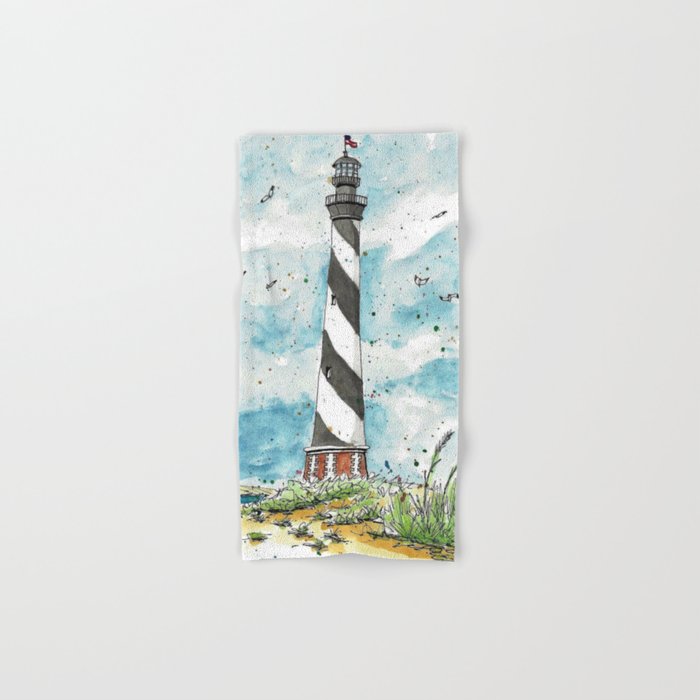 Cape Hatteras Lighthouse Hand & Bath Towel
