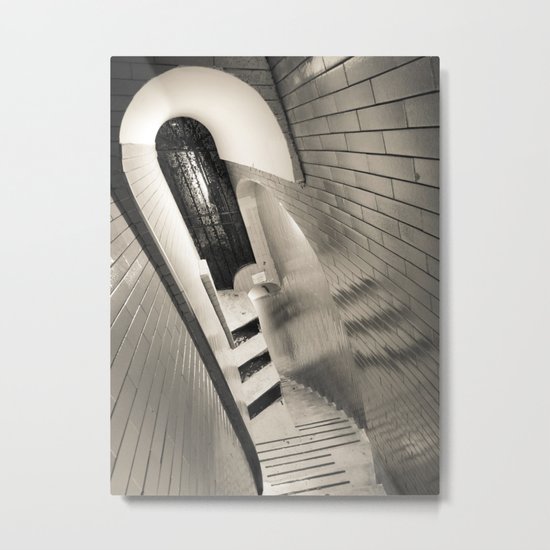Climbing the Cupola (Dome) Metal Print