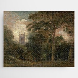 Vintage landscape by John Constable Jigsaw Puzzle