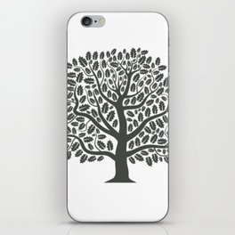 Set of trees of an oak. A vector illustration iPhone Skin