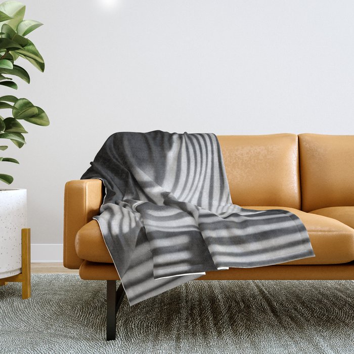 Striped (Nude Photo) Throw Blanket