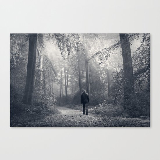 in the forest of light Canvas Print