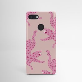 Pink, Loveheart, Cheetah Patten, Print Android Case