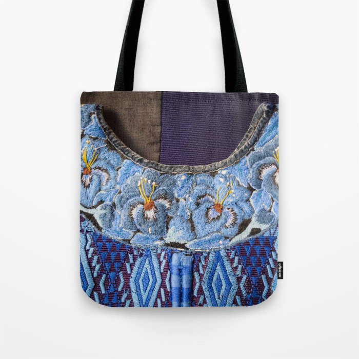 Guatemala - Hiupil of Flowers Tote Bag