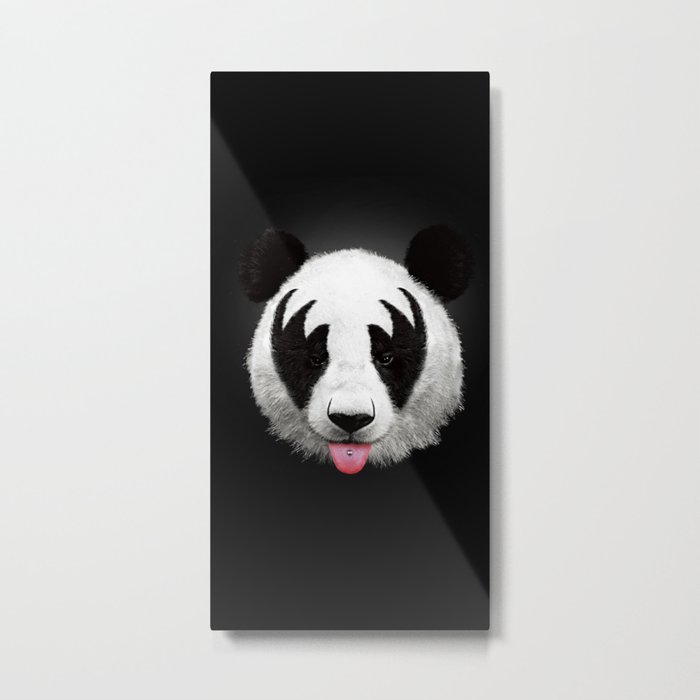 Kiss of a panda Metal Print