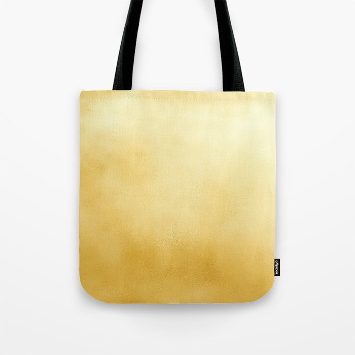 Modern elegant chic  faux gold foil gradient Tote Bag