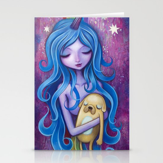 Lady Rainicorns Loving Arms Stationery Cards