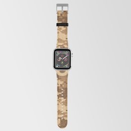 Personalized  O Letter on Brown Military Camouflage Army Commando Design, Veterans Day Gift / Valentine Gift / Military Anniversary Gift / Army Commando Birthday Gift  Apple Watch Band