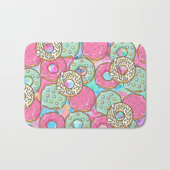 Sweet Donuts Cookies Bath Mat