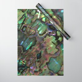 Oil Slick Abalone Mother Of Pearl Wrapping Paper