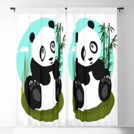 Baby Panda Blackout Curtain