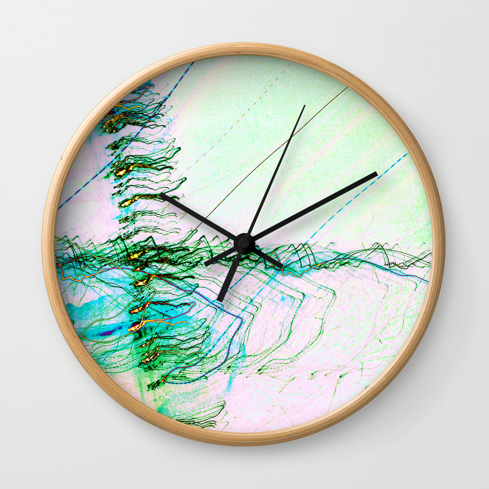 The Rush Aesthetic Wall Clock By 10000unicorns Society6 Pink boujee aesthetic wall collage kit room decor, vibrant boho trendy wall art photo collage print set of 76 pcs 4x6 8x10 digital download digital files only. the rush aesthetic wall clock by 10000unicorns