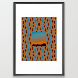 Magnetism Prisms Framed Art Print