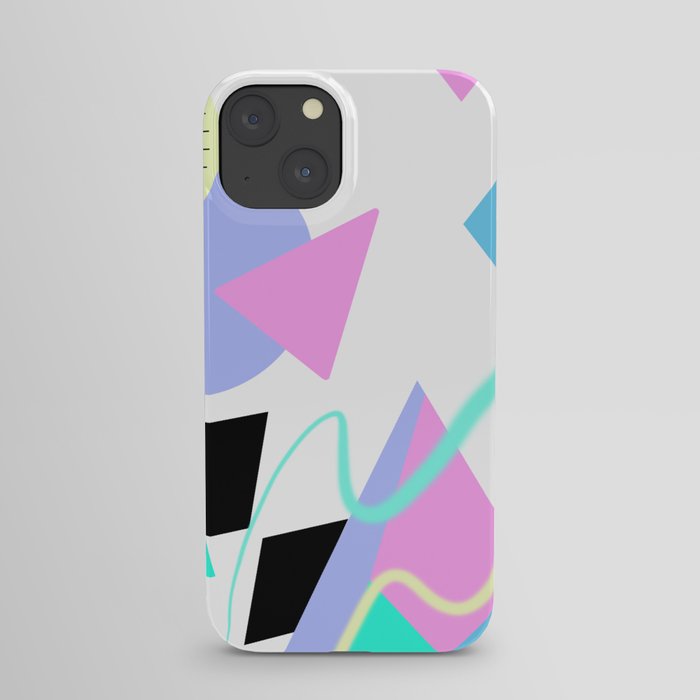 80s Retro Memphis Art Ugly Sweater iPhone Case