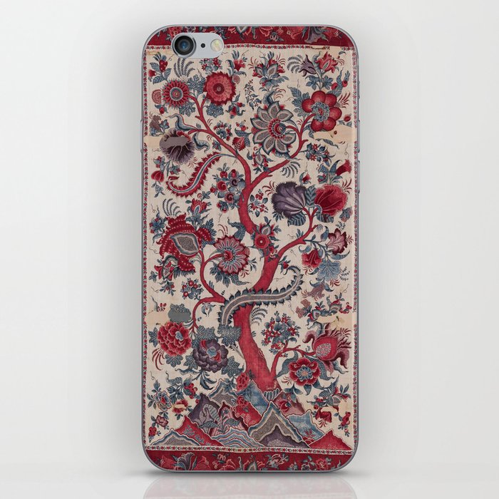 Antique 18th Century Chintz Palampore Floral Tree Motif  iPhone Skin