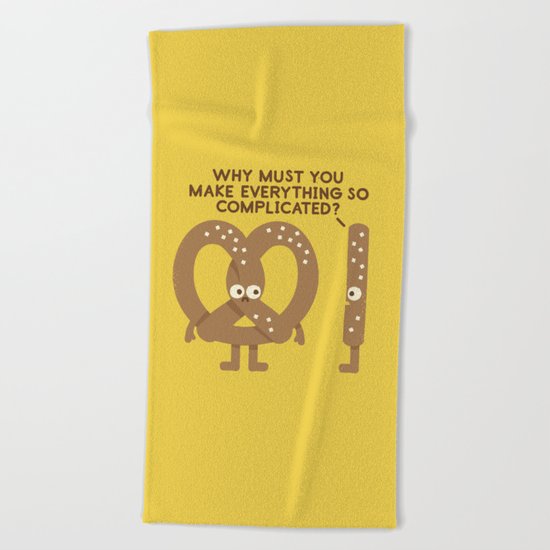 Straight Talk Beach Towel