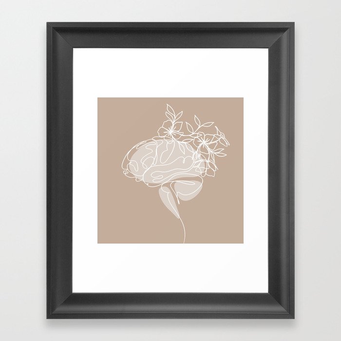 Brain Framed Art Print