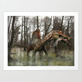 Spinosaurus Art Print