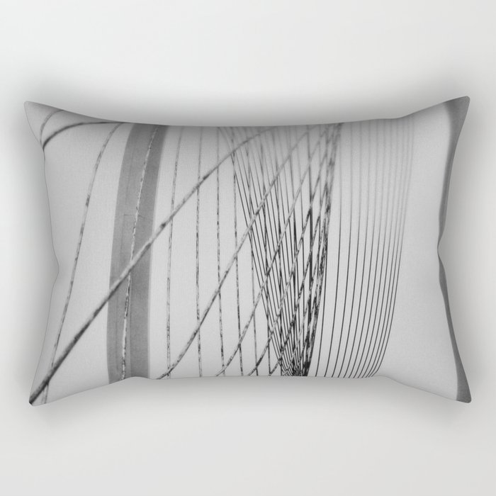 Santiago Calatrava Bridge Rectangular Pillow