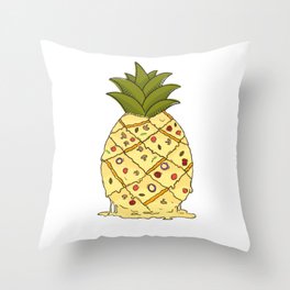 pizza pineapple  <pizzapple> Throw Pillow
