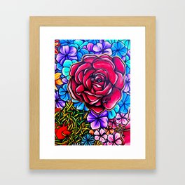rose Framed Art Print