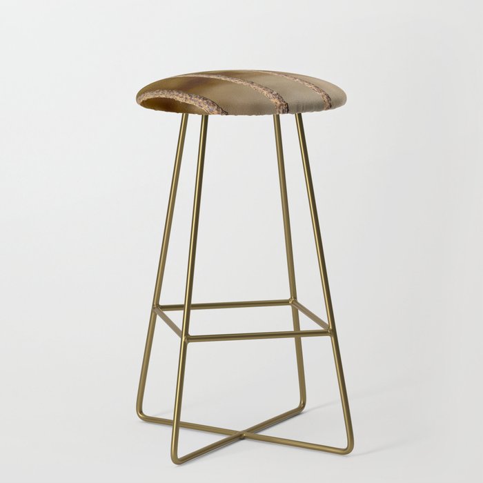 Close up of rusty prison cell bars with shallow focus Bar Stool by
