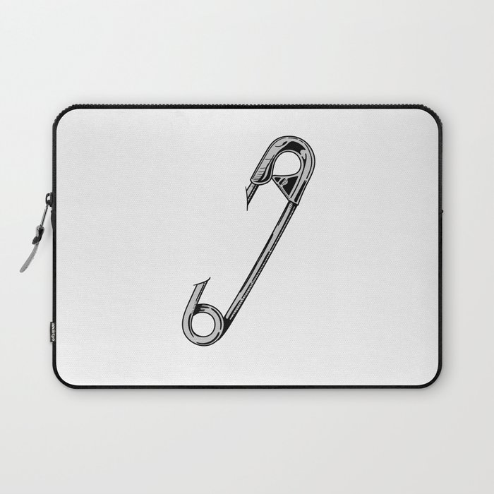 safety pin Laptop Sleeve