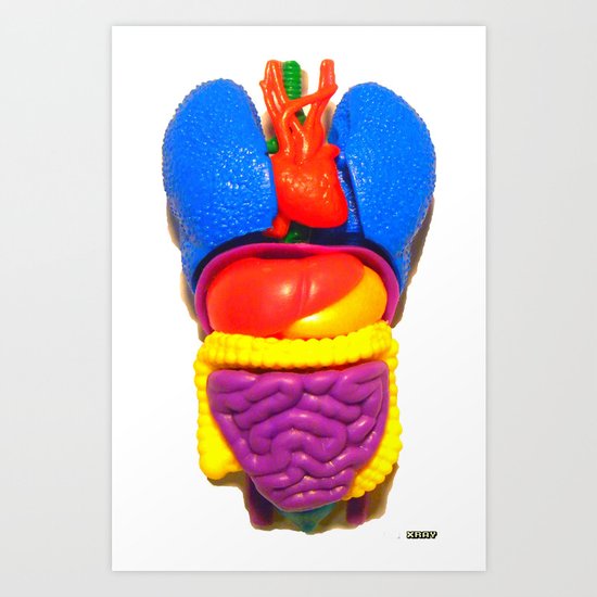 "PLASTIC ANATOMY" ...shirt/ iphone case Art Print