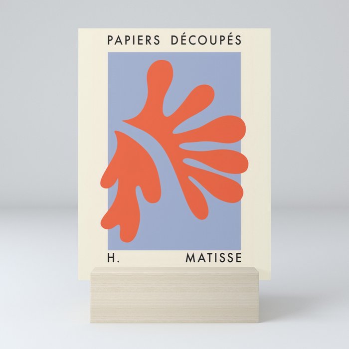 Matisse Orange Cutout Poster Mini Art Print