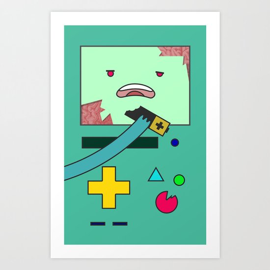 Zom-BMO Art Print