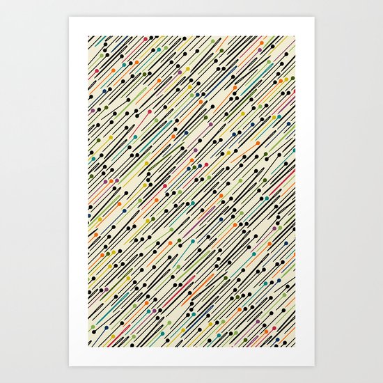 pins and needles Art Print