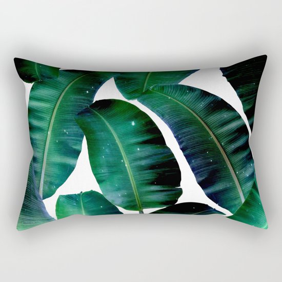 Cosmic Banana Leaves #society6 #decor #buyart Rectangular Pillow