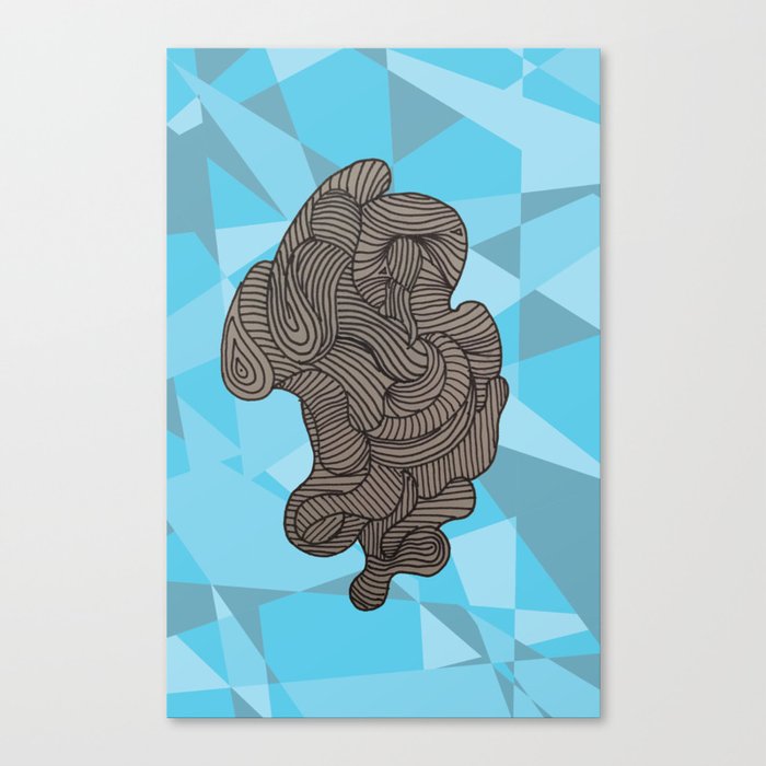 Ocean Swirls Canvas Print