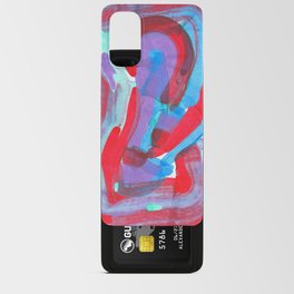 Blue and red Android Card Case