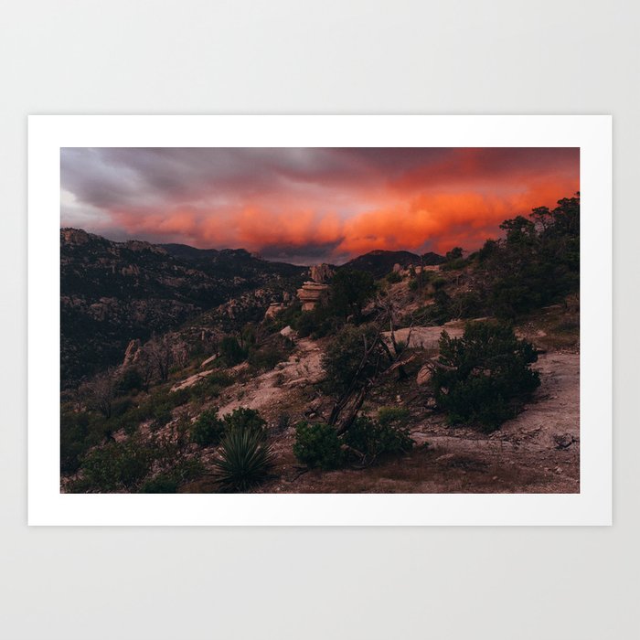 Mt. Lemmon Sunset Art Print
