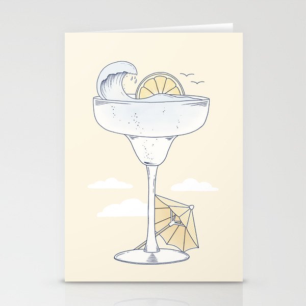 Summer Cocktail Stationery Cards