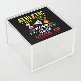 Athletic Director Training Coach Program Team Acrylic Box