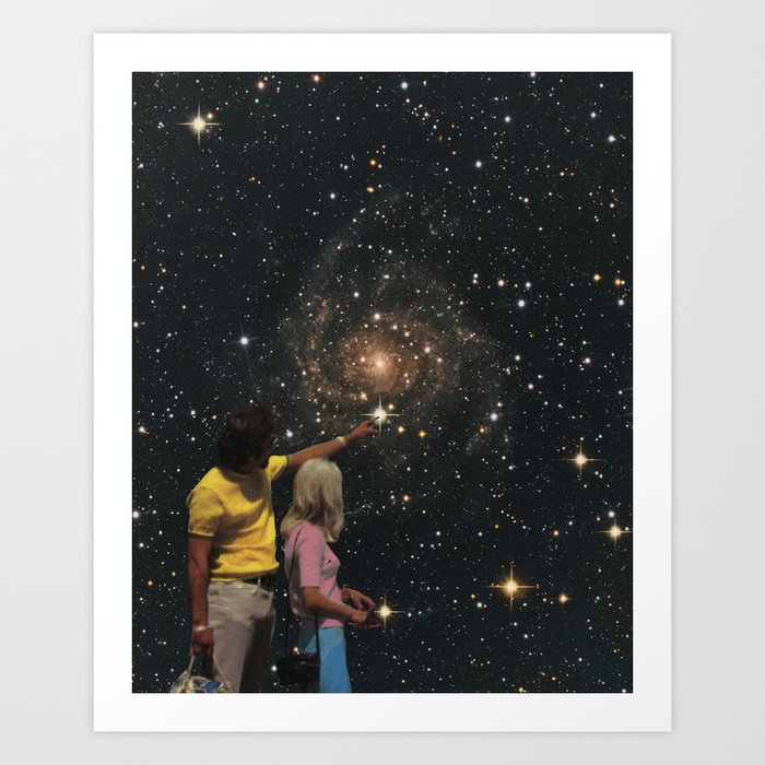 I came from this star Art Print