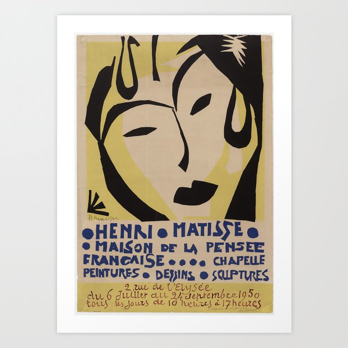 Maison de la Pensée Française by Henri Matisse Art Print