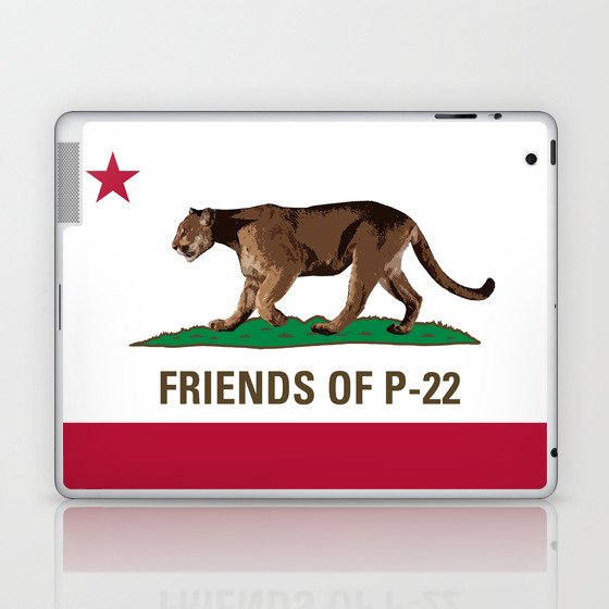 P22 Mountain Lion Flag  Laptop & iPad Skin