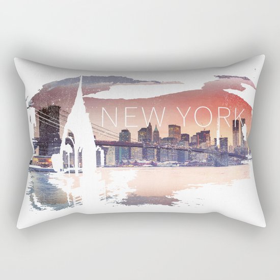 New York Rectangular Pillow