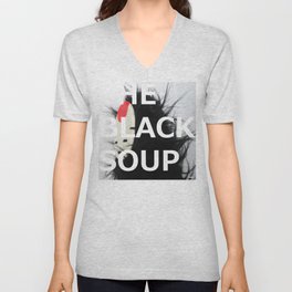 The Black Soup V Neck T Shirt