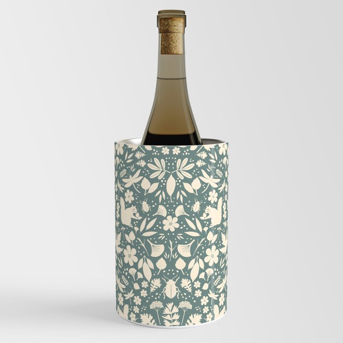 Woodland Squirrel Pattern Wine Chiller