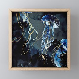 Metallic Ocean III Framed Mini Art Print