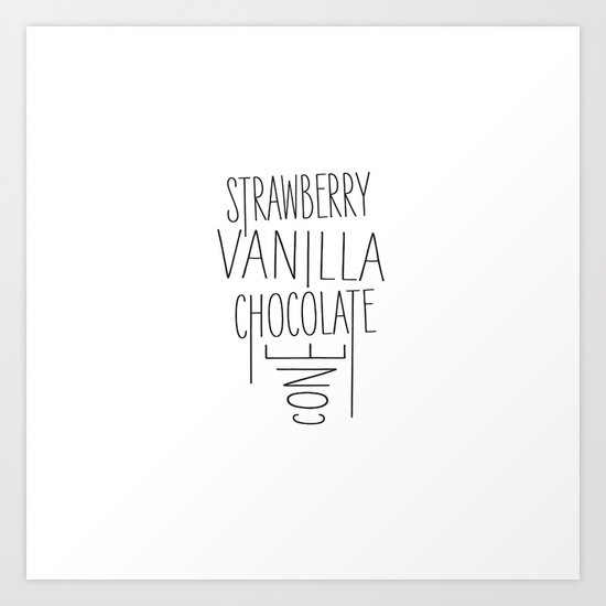 Neapolitan Art Print