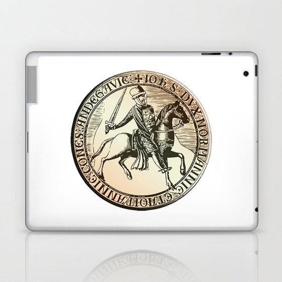 King John's Seal. Laptop & iPad Skin