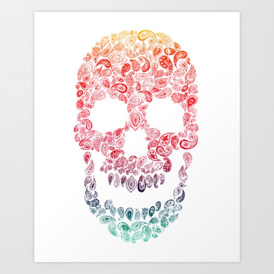 Death By Paisley Art Print
