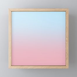 Powder to Pink Framed Mini Art Print