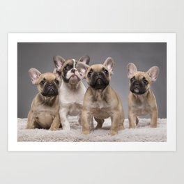 Puppy Gang Art Print